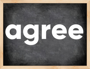 3 forms of the verb agree