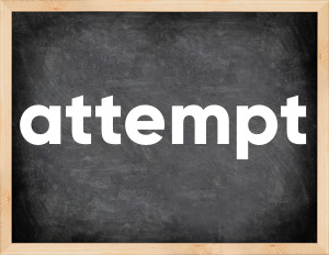 3 forms of the verb attempt
