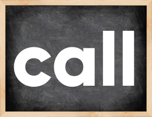 3 forms of the verb call in English