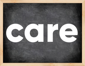 3 forms of the verb care