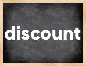 3 forms of the verb discount