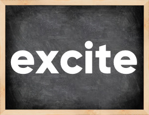 3 forms of the verb excite
