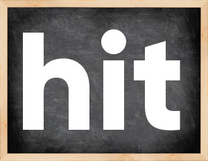 3 forms of the verb hit