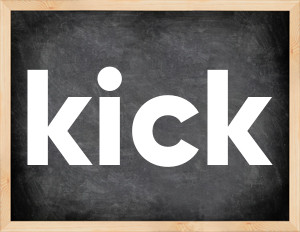 3 forms of the verb kick
