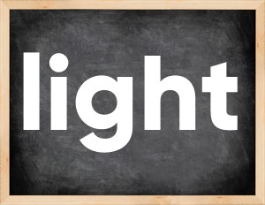 3 forms of the verb light