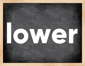 3 forms of the verb lower