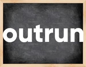 3 forms of the verb outrun