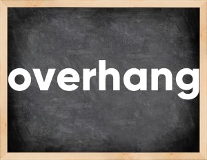 3 forms of the verb overhang