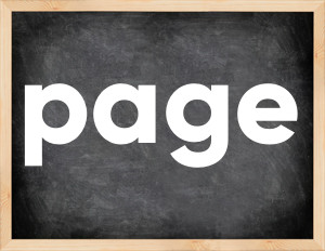 3 forms of the verb page