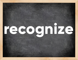 3 forms of the verb recognize