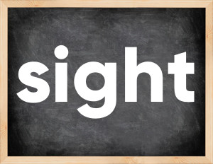 3 forms of the verb sight