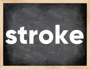 3 forms of the verb stroke