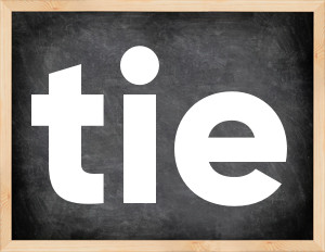 3 forms of the verb tie