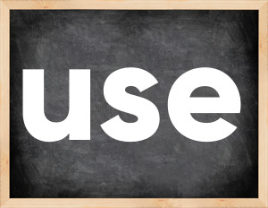 3 forms of the verb use