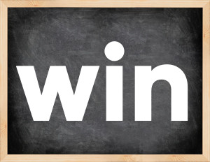 3 forms of the verb win