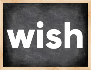 3 forms of the verb wish