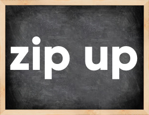 3 forms of the verb zip up